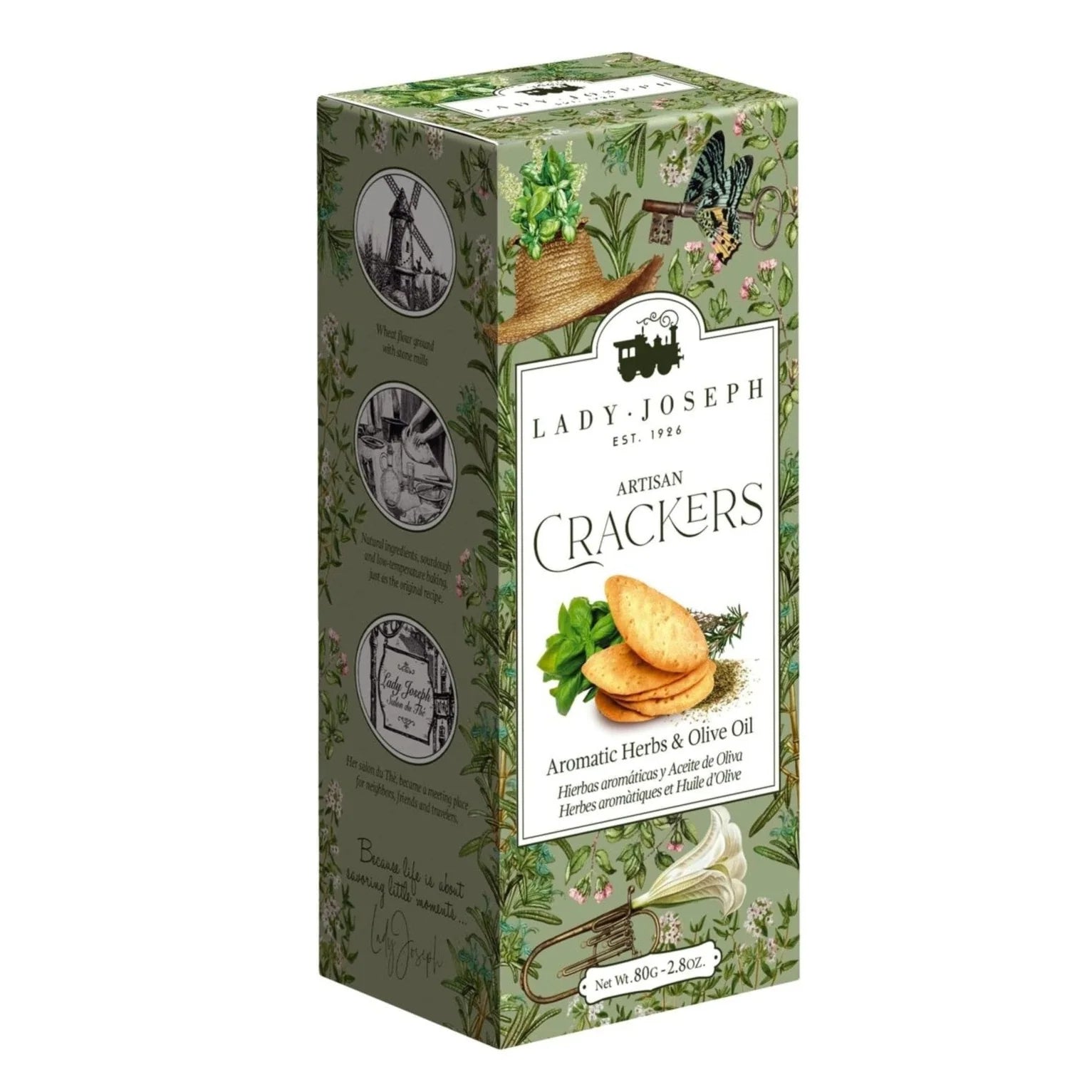 Lady Joseph Crackers — Herbs & Olive Oil
